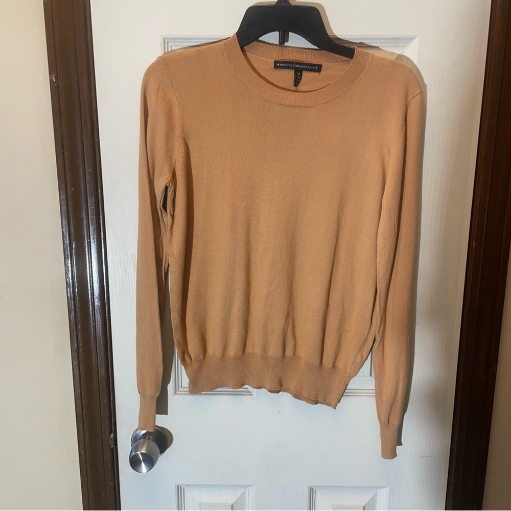 NWT White House Black Market Men's Tan Crewneck Sweater